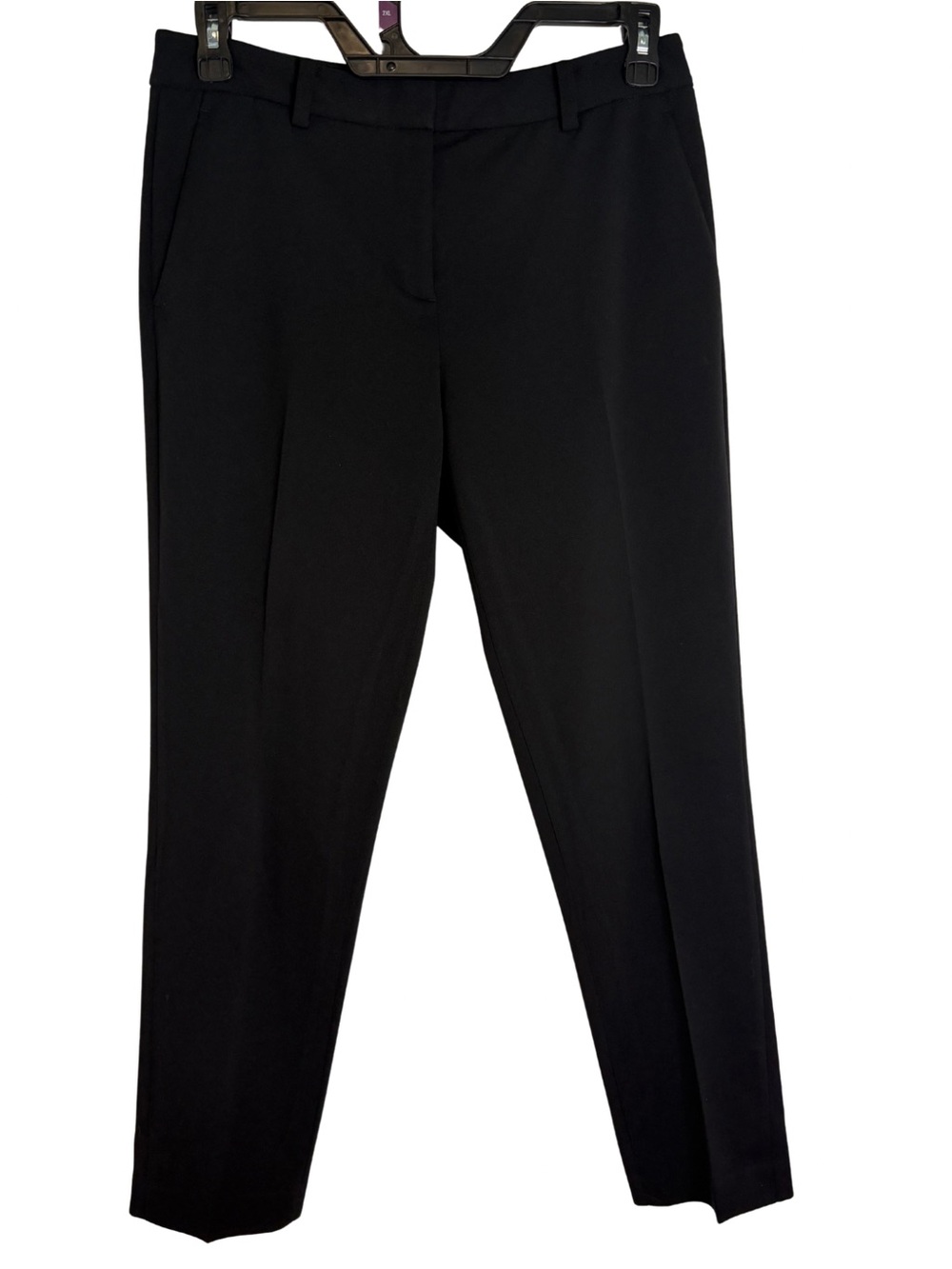 DKNY Black Straight Leg Dress Pants Size 6